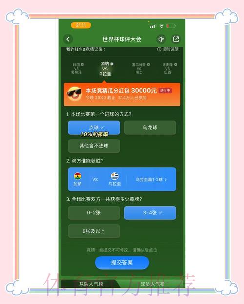 2023年最受欢迎的世界杯竞猜平台精选推荐