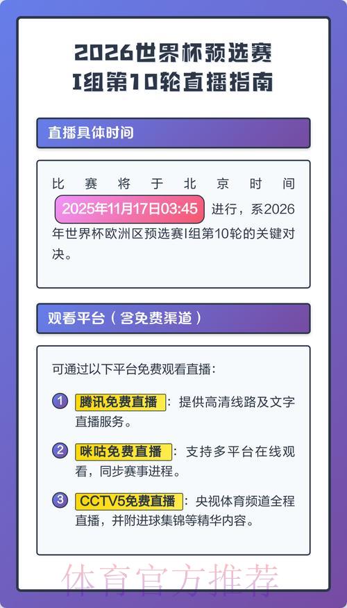 2026世界杯直播全攻略：开赛前必备收看渠道一览